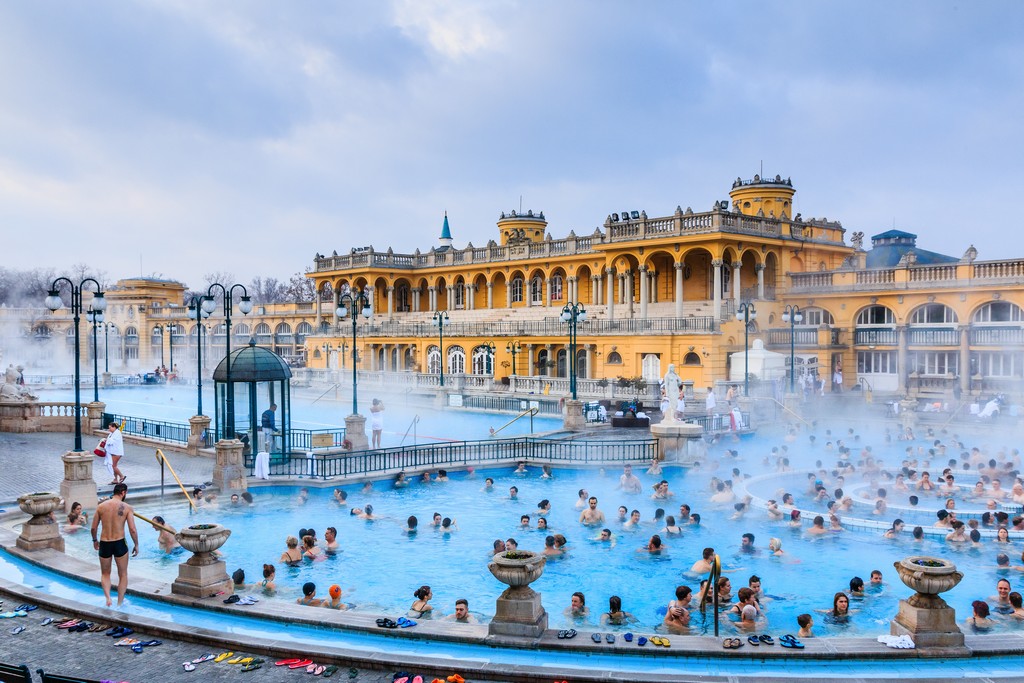 Szechenyi Baths, Βουδαπέστη, Ουγγαρία