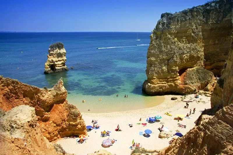 Praia da Dona Ana in Lagos, Πορτογαλία