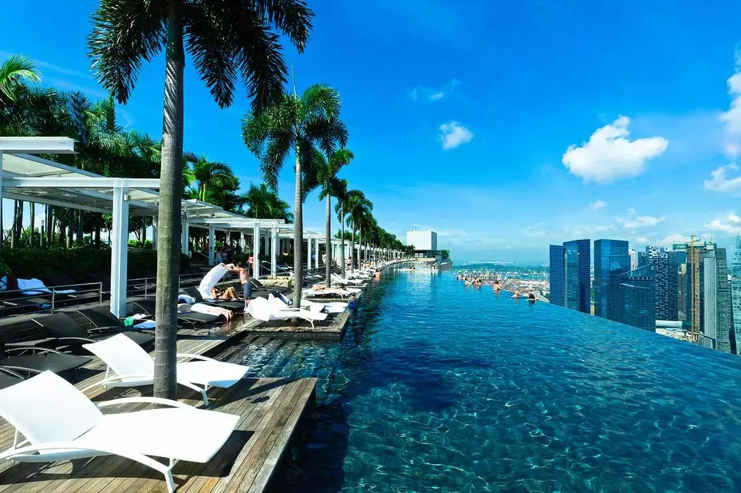 Στον 57ο όροφο του Marina Sands Hotel στη Σιγκαπούρη