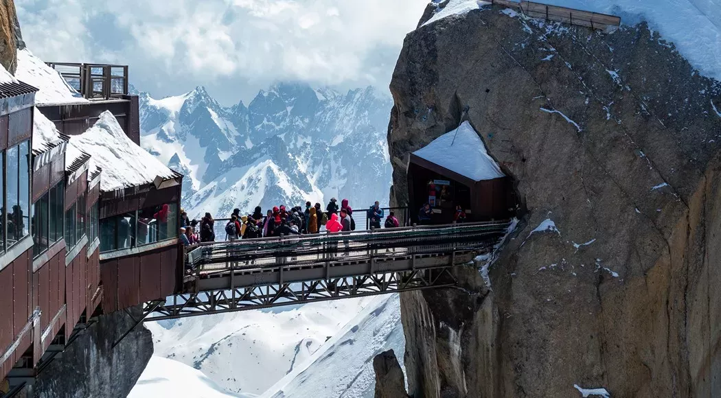 Aiguille du Midi, Γαλλικές Άλπεις