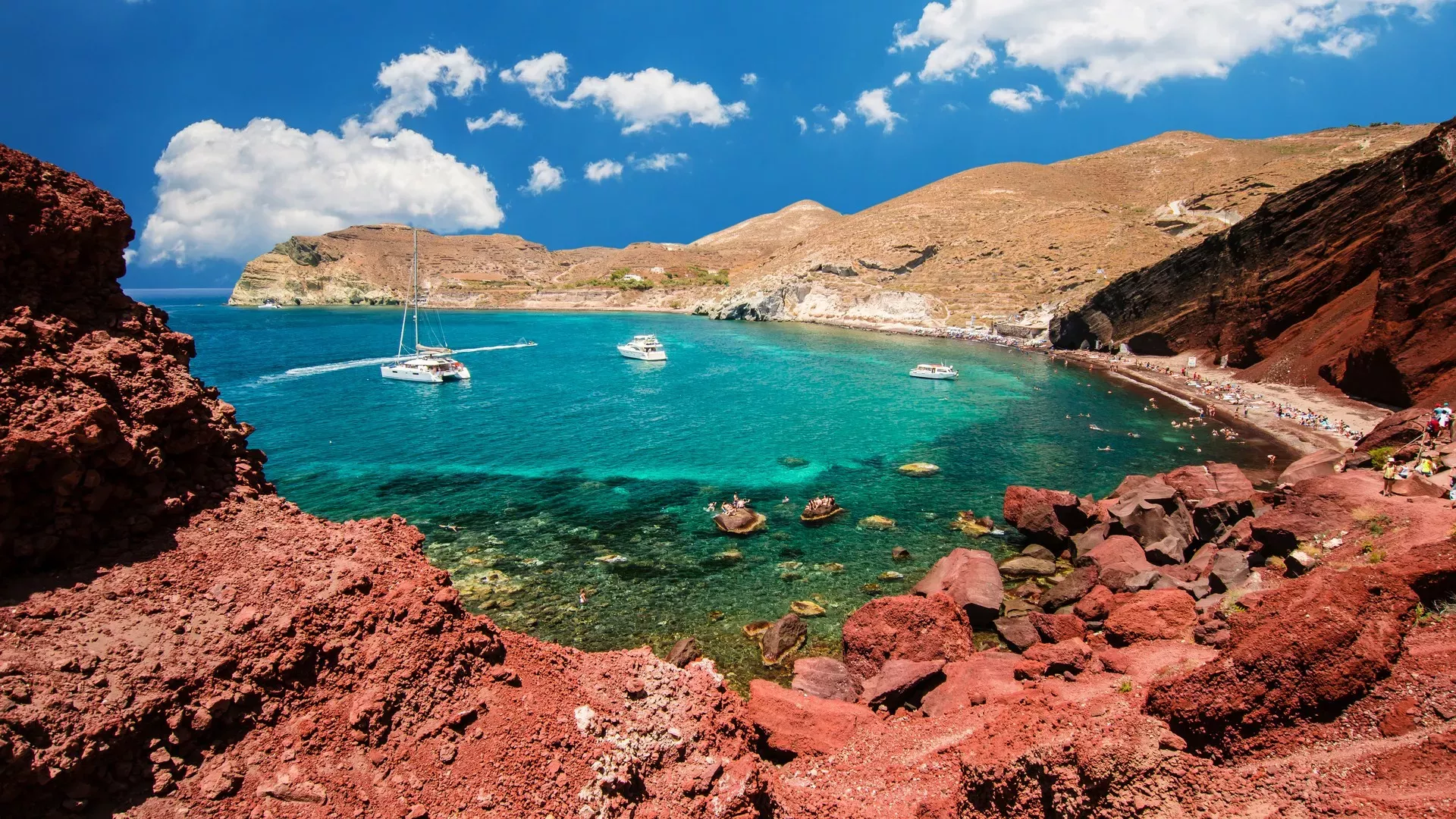 Κόκκινη Παραλία, Σαντορίνη