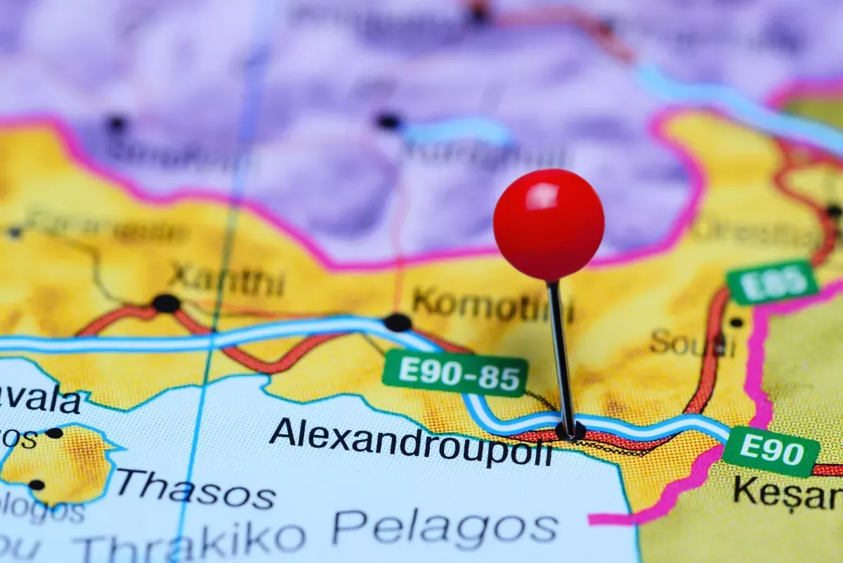 Xάρτης της Αλεξανδρούπολης (Πηγή: Shutterstock)