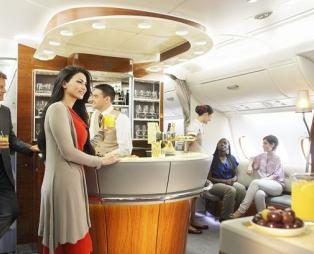 Στις σουίτες του διώροφου A380 της Emirates θα ταξιδεύουν οι επιβάτες της πτήσης Αθήνα - Ντουμπάι (pics)