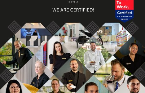 Ο Όμιλος Athenaeum Hotels απέκτησε την Πιστοποίηση Great Place to Work®