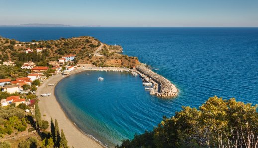 Sampatiki: The picturesque fishing village of Arcadia that feels like an island