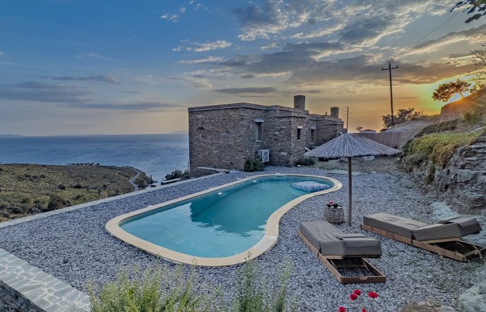 Androck Heaven Retreat: Ένα πέτρινο κόσμημα με θέα το Αιγαίο