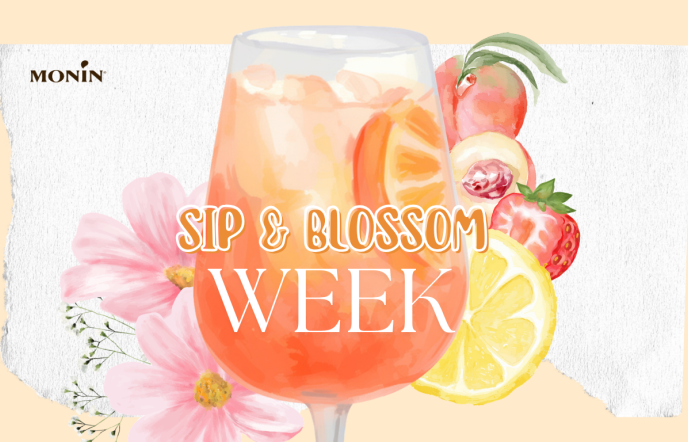 Sip & Blossom by MONIN: Μια εβδομάδα αφιερωμένη στα δροσερά cocktails