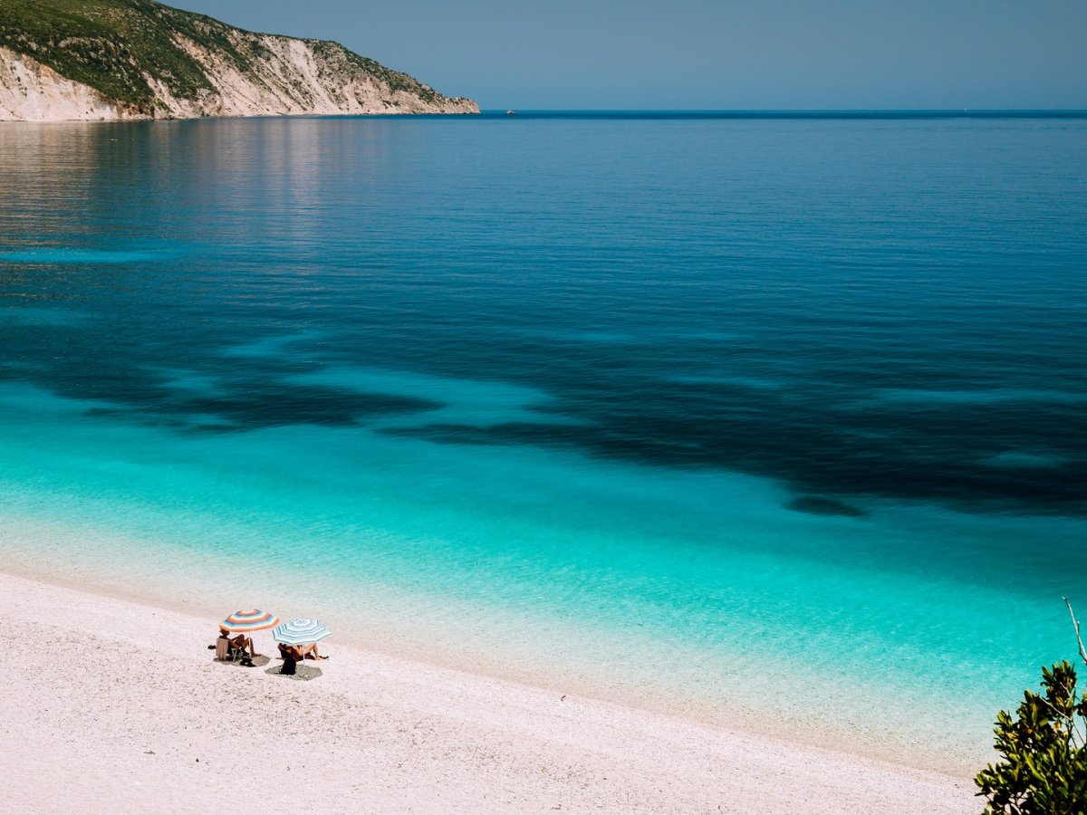 Plage aux eaux turquoise de Céphalonie